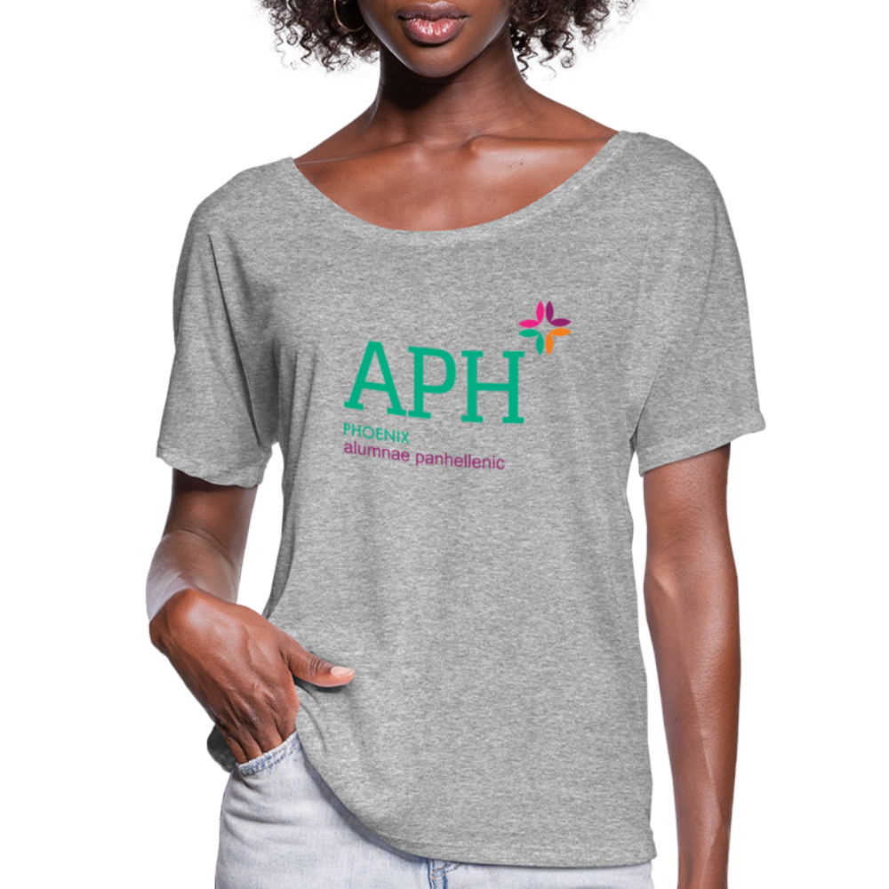 PPA "Logo" Women’s Flowy T-Shirt - heather gray