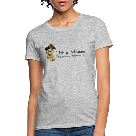 Urban Mommy "Logo" Women's T-Shirt - heather gray