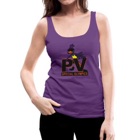 PVSO "Logo" Women’s Premium Tank Top - purple