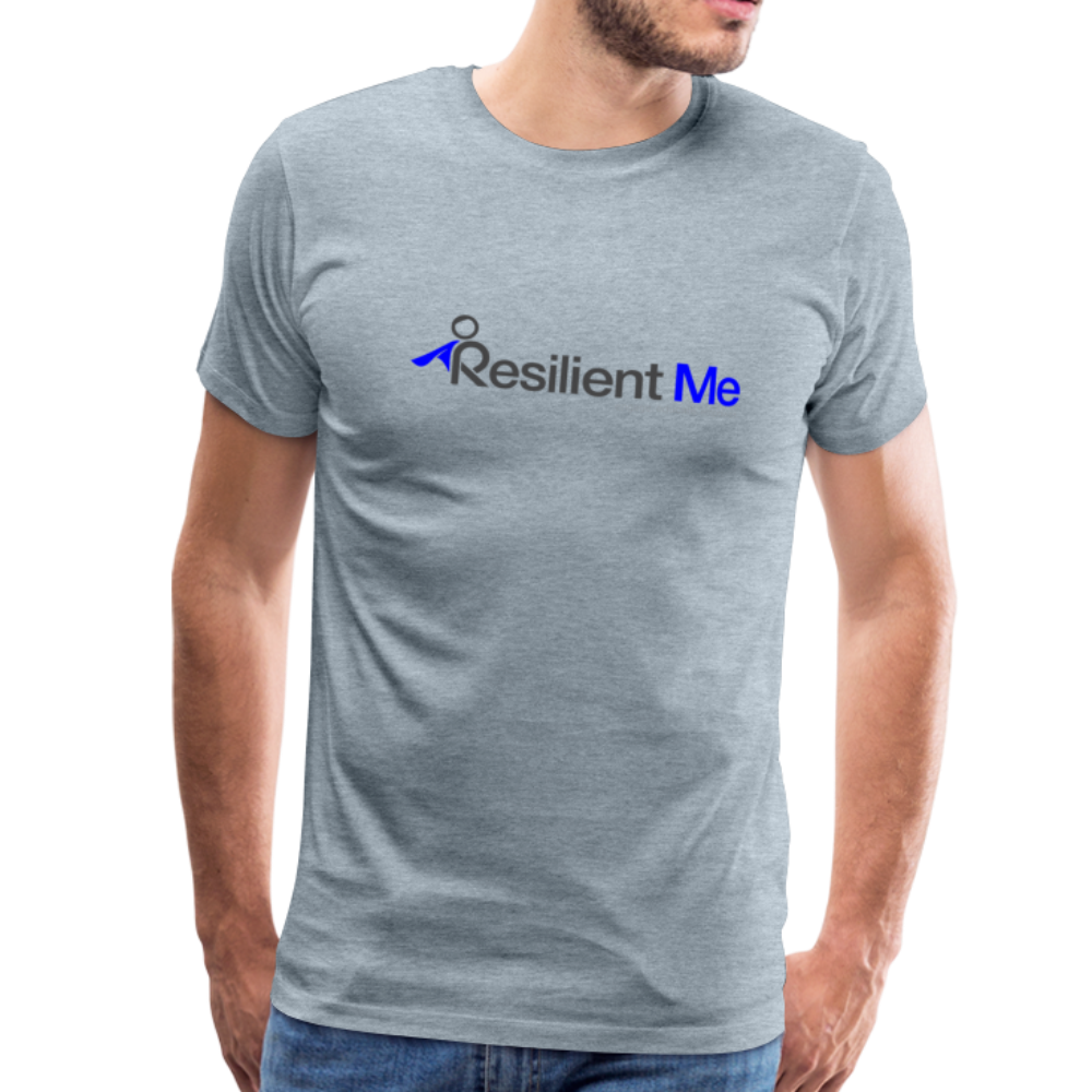 Resilient Me "Logo" Unisex Premium T-Shirt - heather ice blue