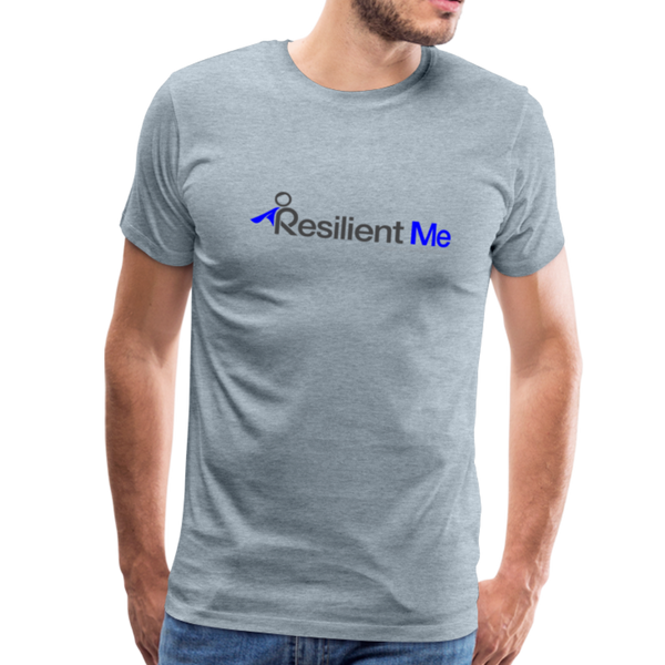 Resilient Me "Logo" Unisex Premium T-Shirt - heather ice blue