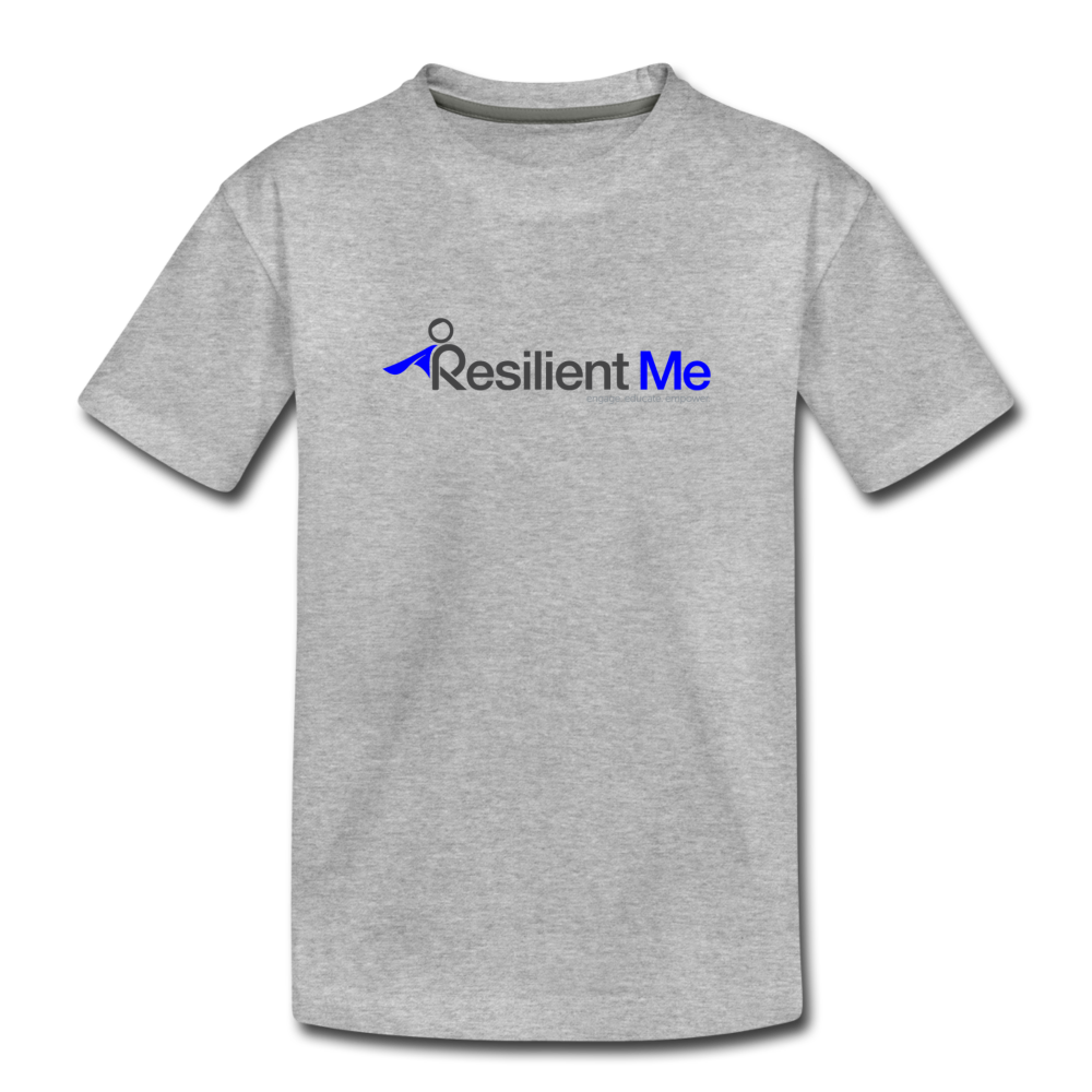 Resilient Me "Logo" Kids' Premium T-Shirt - heather gray