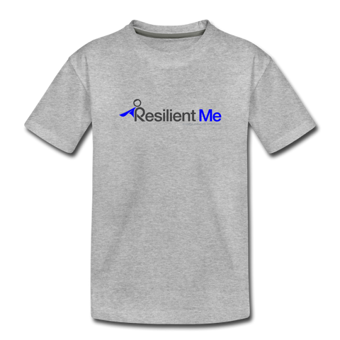 Resilient Me "Logo" Kids' Premium T-Shirt - heather gray