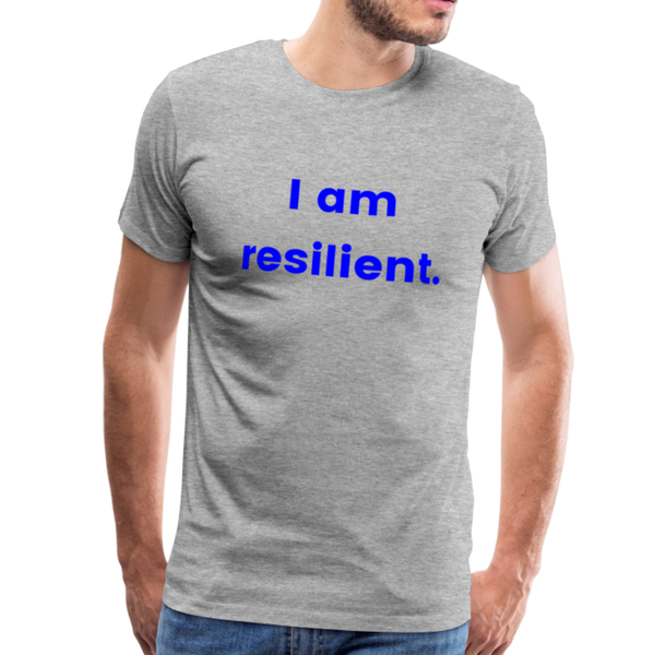 Resilient Me "I Am Resilient" Men's Premium T-Shirt - heather gray