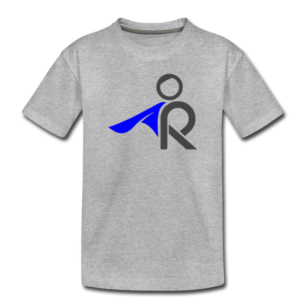 Resilient Me "Super R" Kids' Premium T-Shirt - heather gray