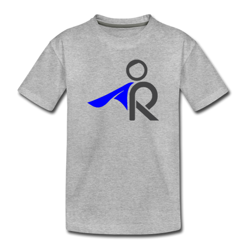 Resilient Me "Super R" Kids' Premium T-Shirt - heather gray