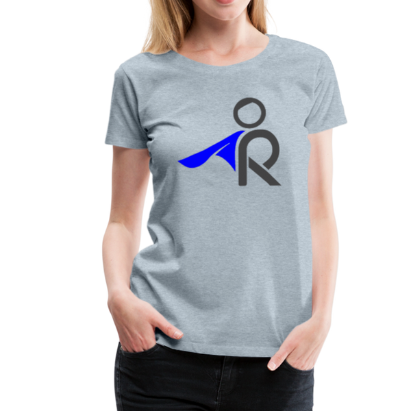 Resilient Me "Super R" Women’s Premium T-Shirt - heather ice blue