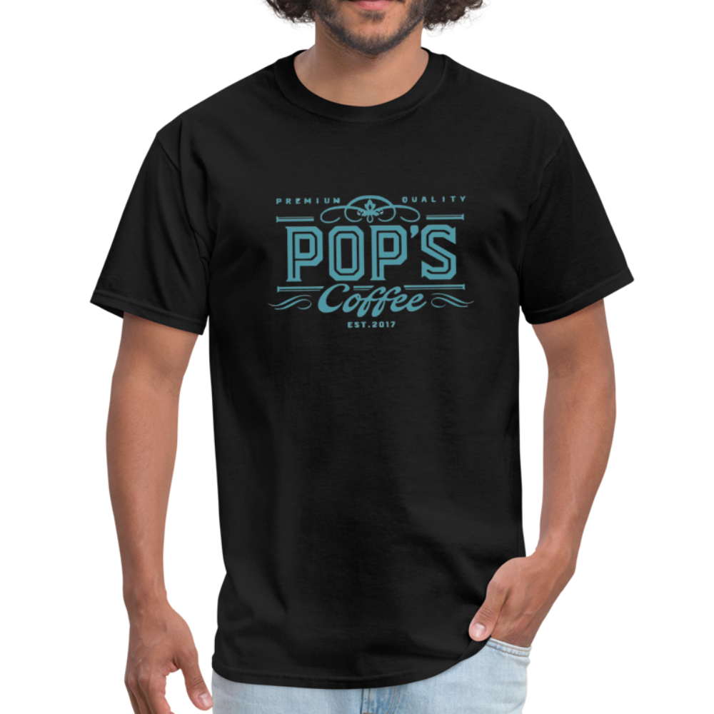 Pop's Coffee "Logo" Unisex Classic T-Shirt - black