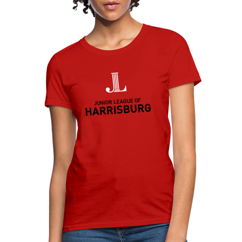 JL Harrisburg "Logo" Women's T-Shirt - red
