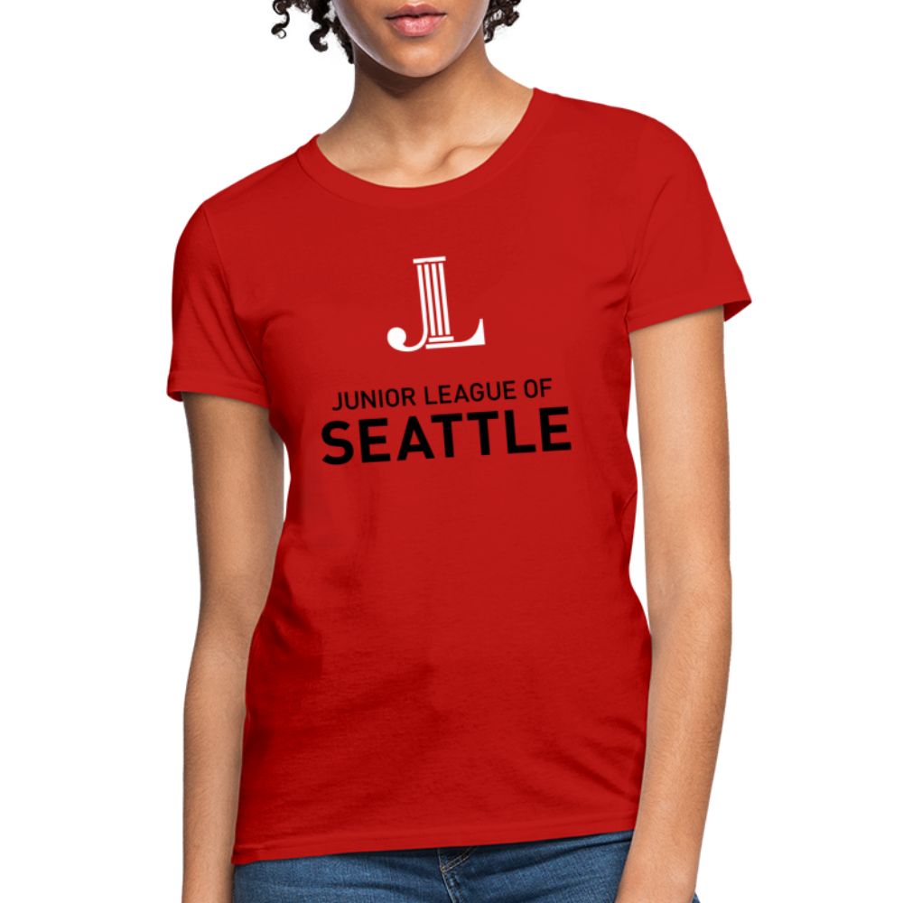 JL Seattle "Logo" Women's T-Shirt - red
