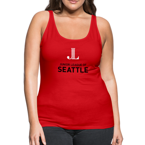 JL Seattle "Logo" Women’s Premium Tank Top - red