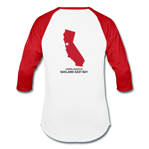 JL Oakland-East Bay "Volunteer State" Baseball T-Shirt - white/red
