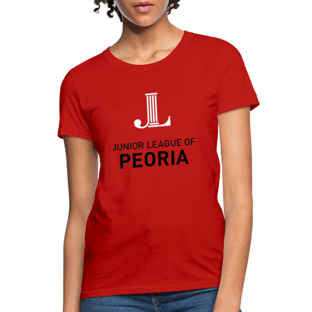 JL Peoria "Logo" Women's T-Shirt - red