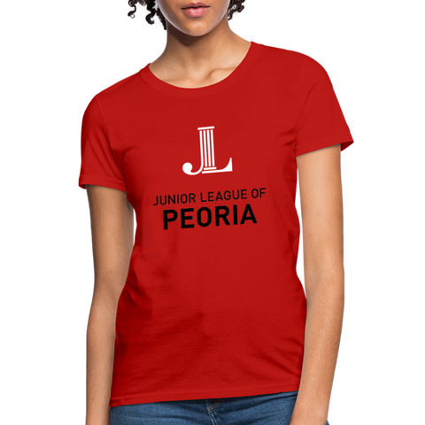 JL Peoria "Logo" Women's T-Shirt - red
