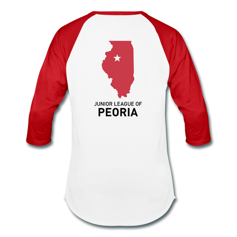 JL Peoria "Volunteer State" Baseball T-Shirt - white/red