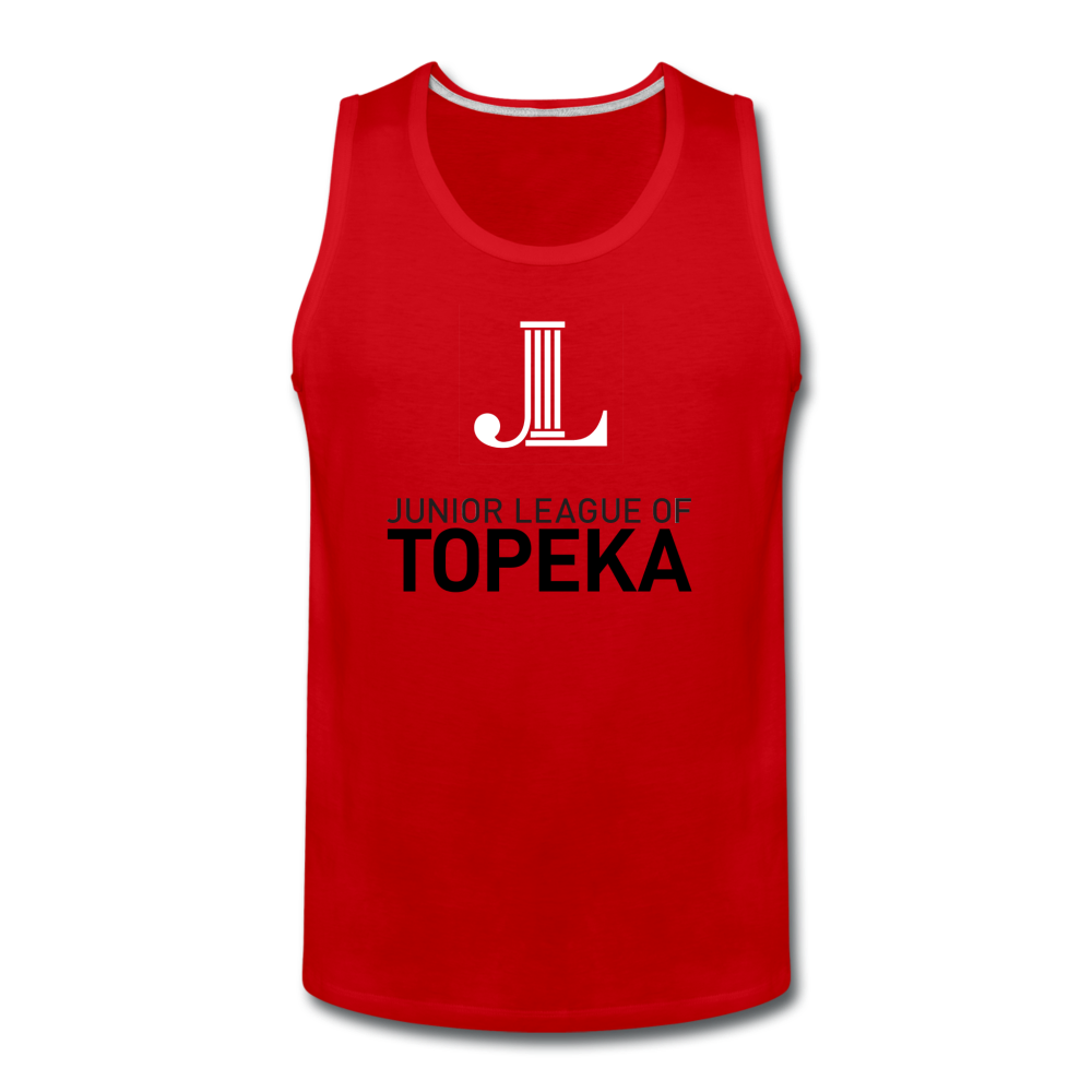 JL Topeka "Logo" Unisex Premium Tank - red