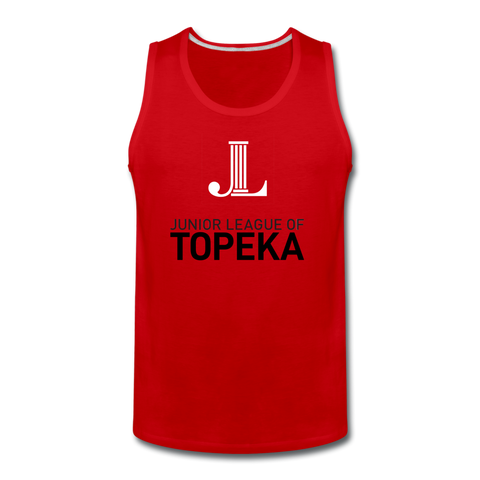JL Topeka "Logo" Unisex Premium Tank - red