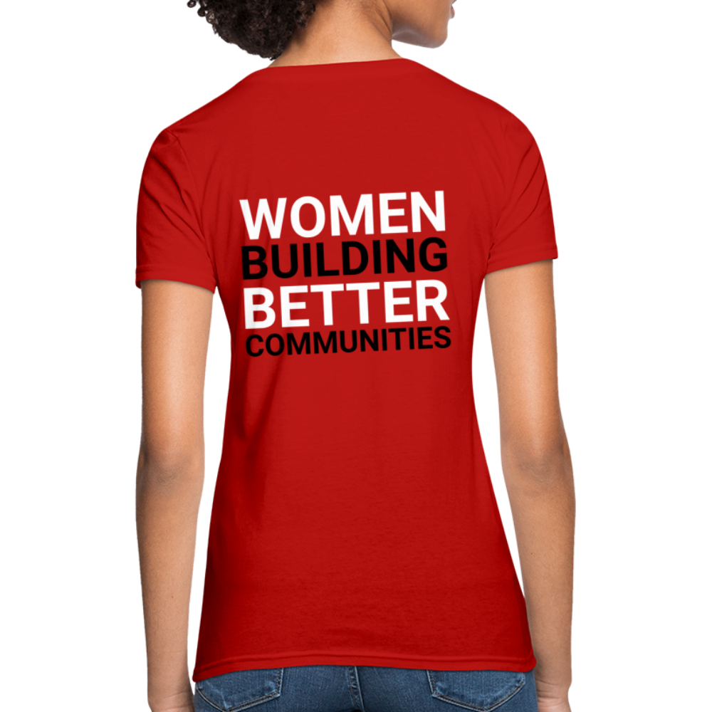 JL Bell County "Better Communities" Women's T-Shirt - red