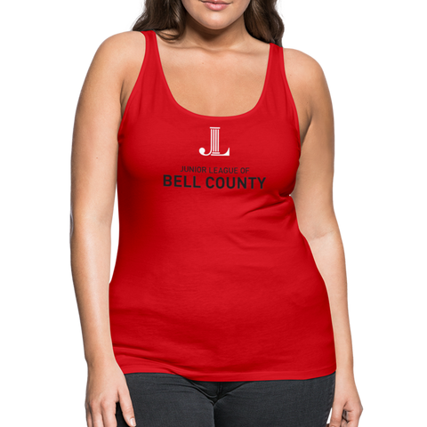 JL Bell County "Logo" Women’s Premium Tank Top - red