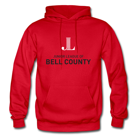 JL Bell County "Logo" Unisex Heavy Blend Adult Hoodie - red