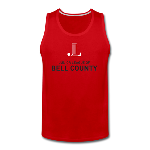 JL Bell County "Logo" Unisex Premium Tank - red