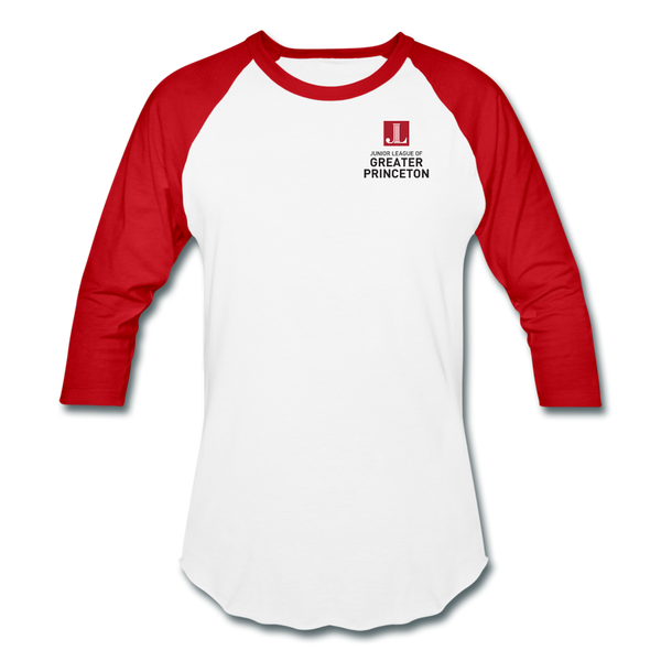 JL Greater Princeton "Volunteer State" Unisex Baseball T-Shirt - white/red