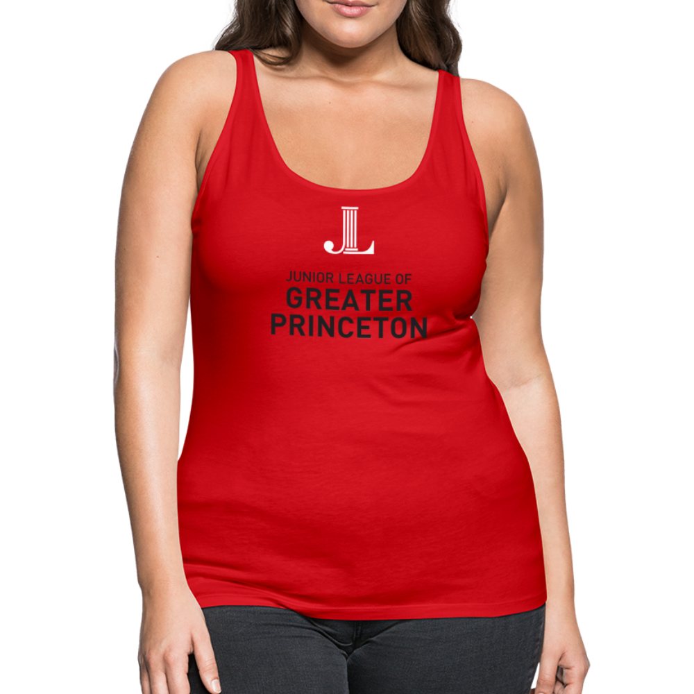 JL Greater Princeton "Logo" Women’s Premium Tank Top - red