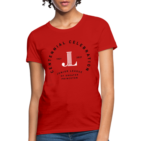 JL Greater Princeton "Centennial" Women's T-Shirt - red