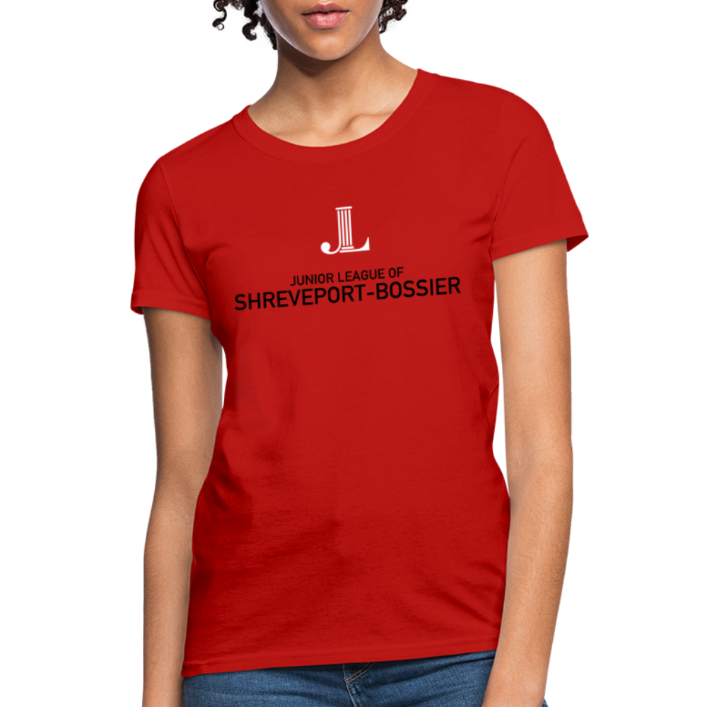 JL Shreveport-Bossier "Logo" Women's T-Shirt - red