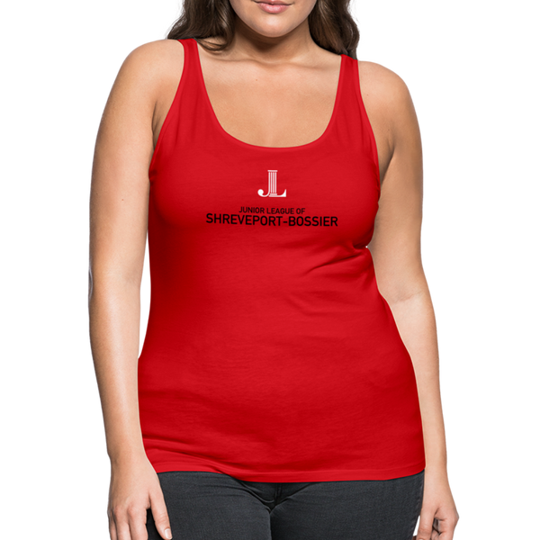 JL Shreveport-Bossier "Logo" Women’s Premium Tank Top - red