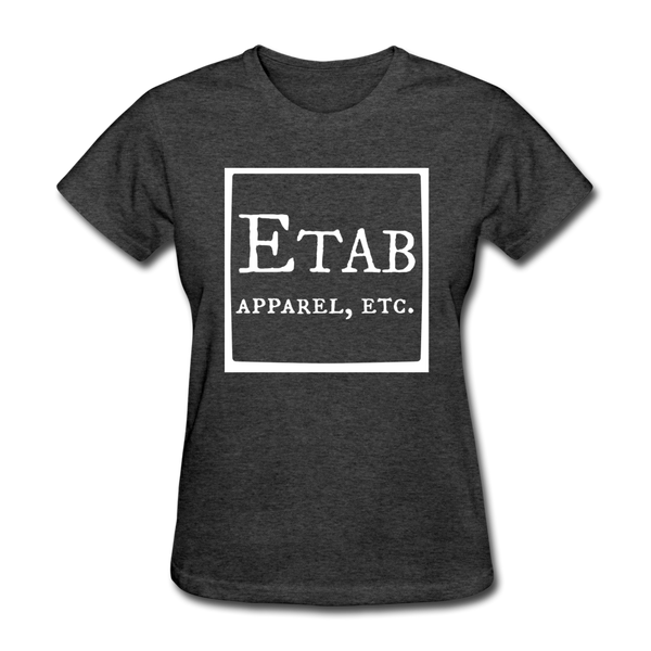"Etab Logo" Women's T-Shirt - heather black