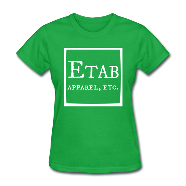 "Etab Logo" Women's T-Shirt - bright green