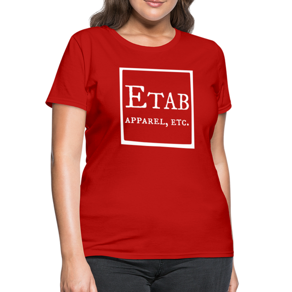 "Etab Logo" Women's T-Shirt - red