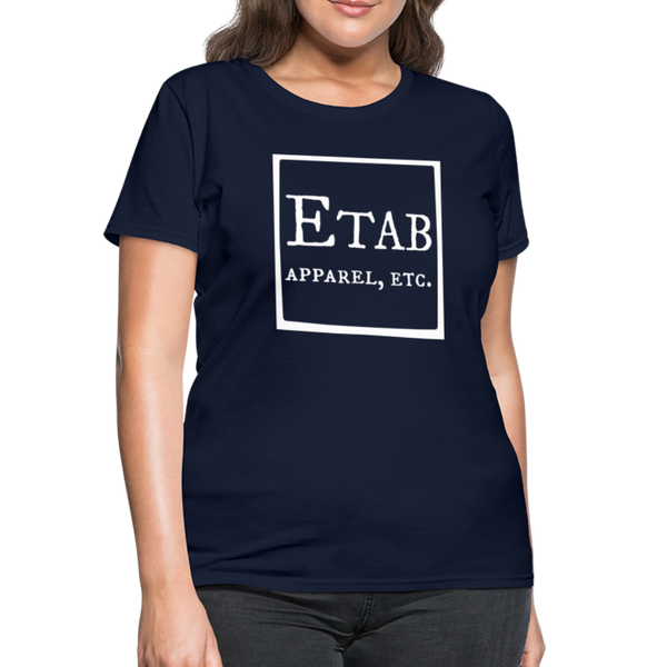 "Etab Logo" Women's T-Shirt - navy
