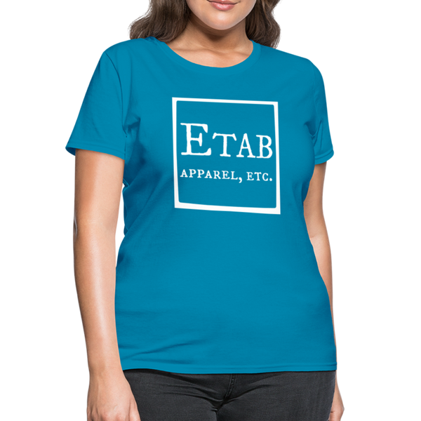 "Etab Logo" Women's T-Shirt - turquoise