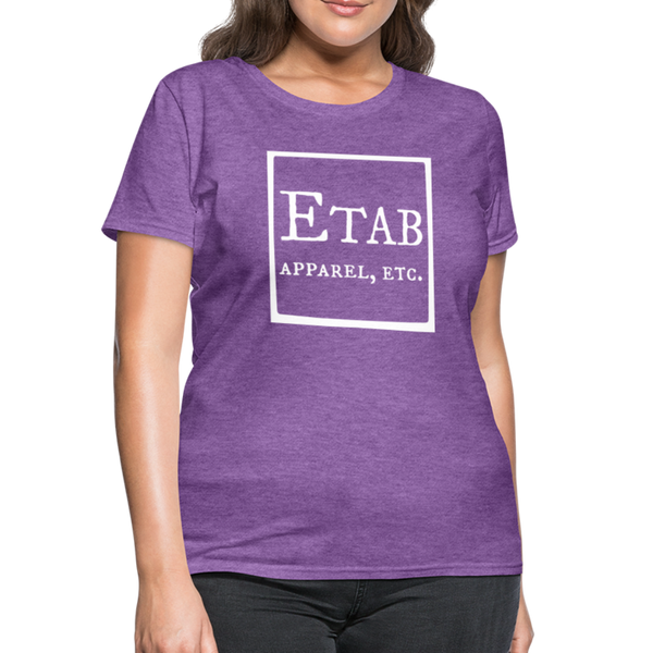 "Etab Logo" Women's T-Shirt - purple heather