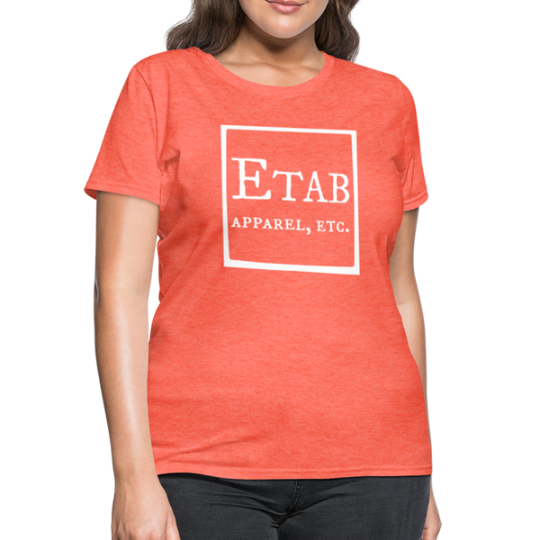 "Etab Logo" Women's T-Shirt - heather coral