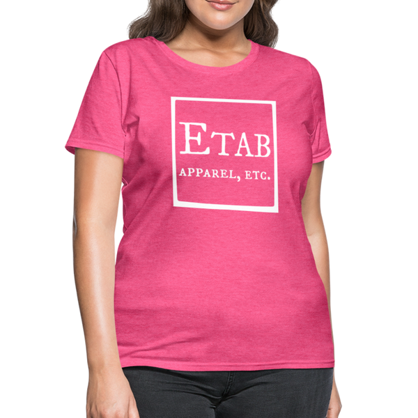 "Etab Logo" Women's T-Shirt - heather pink