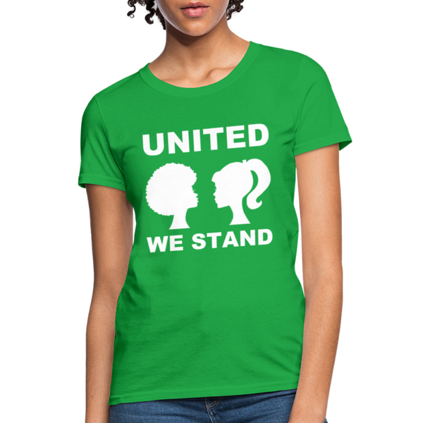 "United We Stand" Women's T-Shirt - bright green