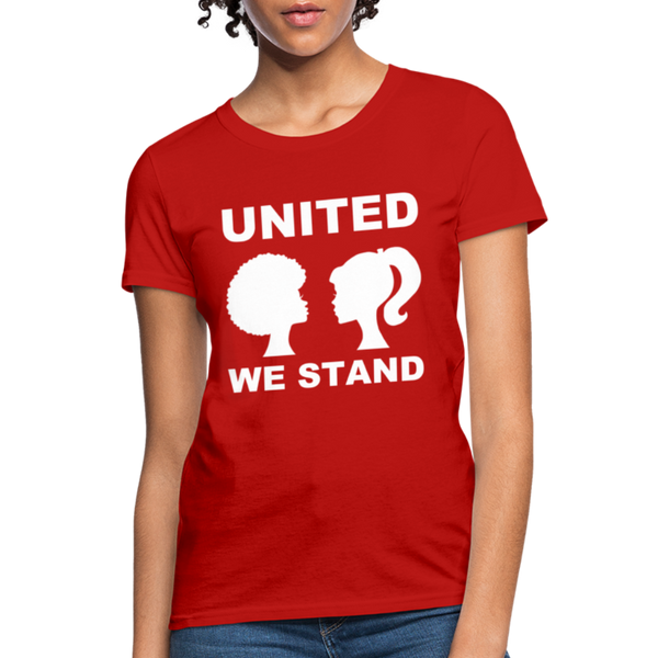 "United We Stand" Women's T-Shirt - red