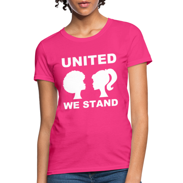 "United We Stand" Women's T-Shirt - fuchsia
