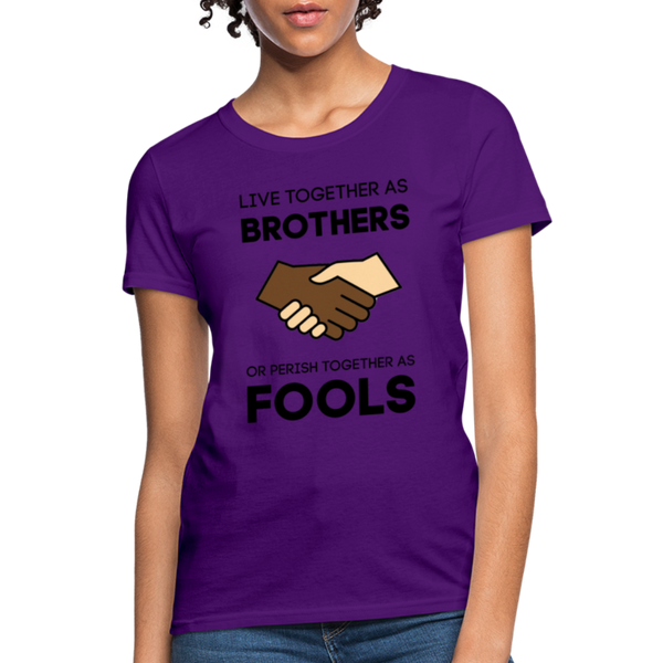 "Brothers" Women's T-Shirt - purple
