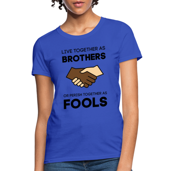 "Brothers" Women's T-Shirt - royal blue