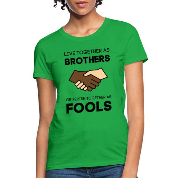 "Brothers" Women's T-Shirt - bright green