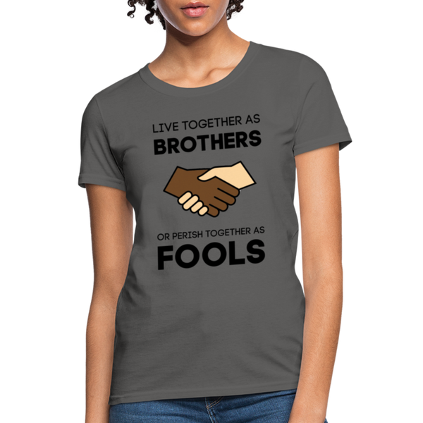 "Brothers" Women's T-Shirt - charcoal
