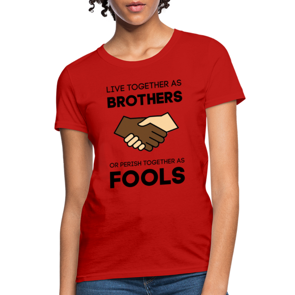 "Brothers" Women's T-Shirt - red