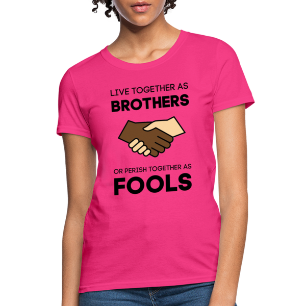 "Brothers" Women's T-Shirt - fuchsia