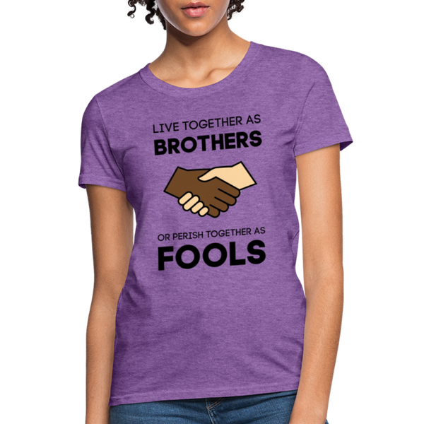 "Brothers" Women's T-Shirt - purple heather