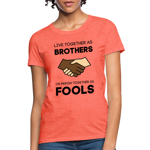 "Brothers" Women's T-Shirt - heather coral