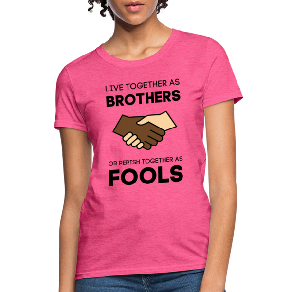 "Brothers" Women's T-Shirt - heather pink